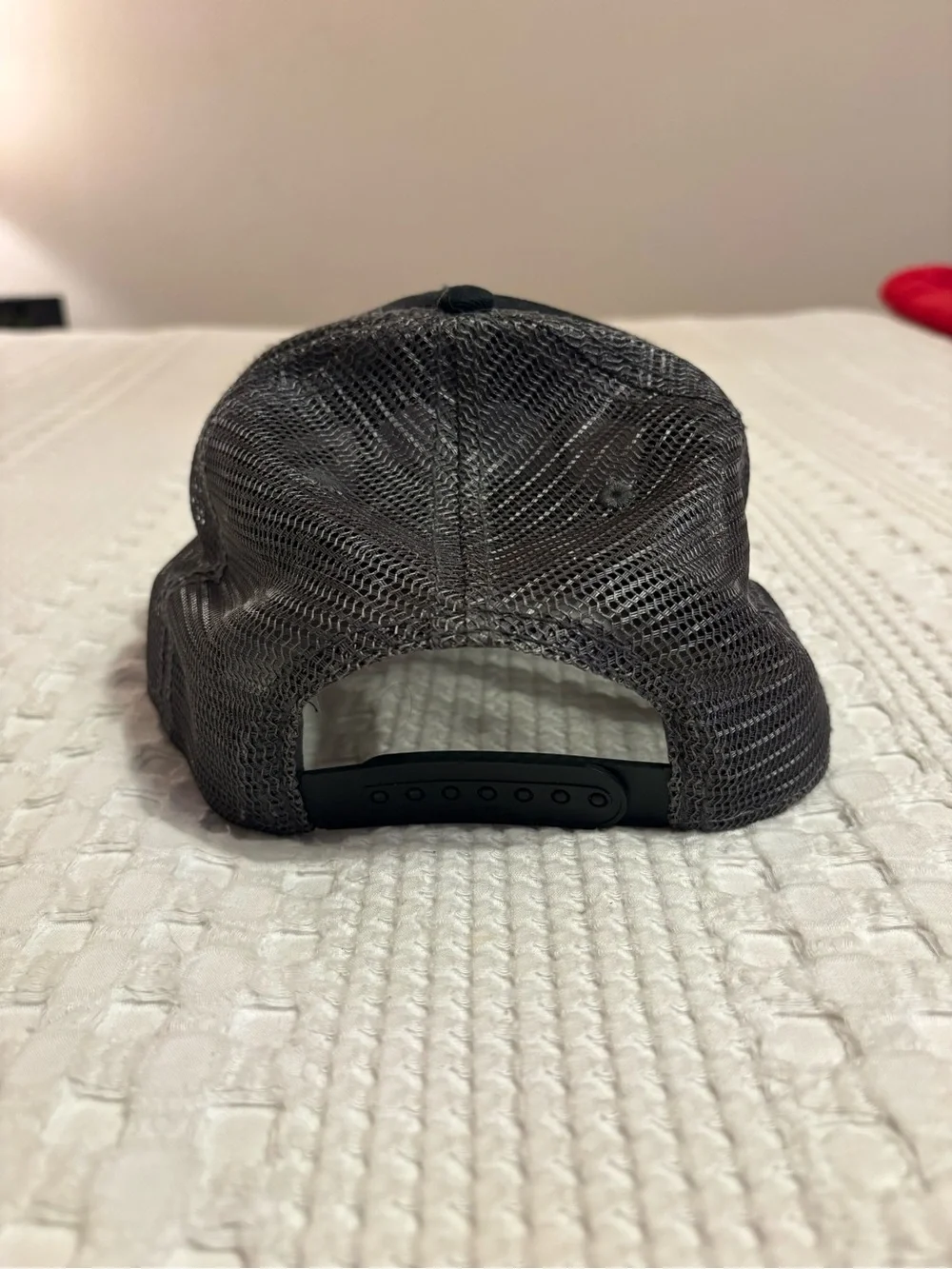 DOPE Black Snapback Hat with White Embroidered Logo